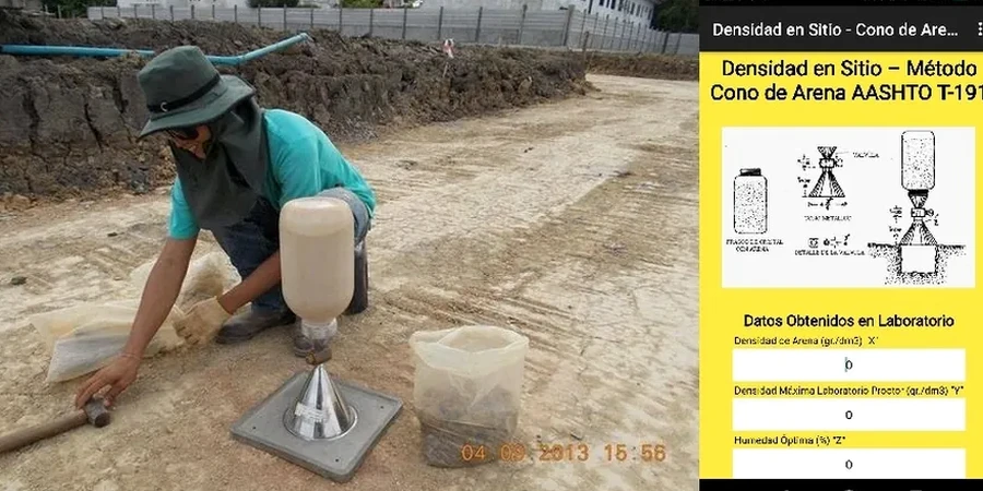 Ensayos in situ en Concepción